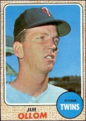 1968 Topps Baseball Cards      091      Jim Ollom RC